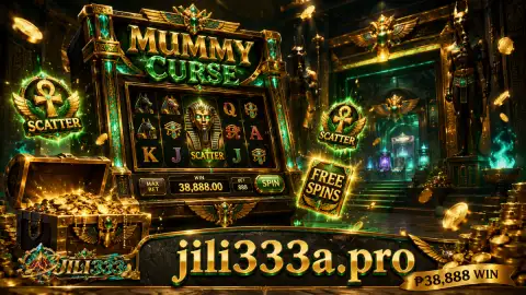 jili333 slot app download: JILI333 emerald slot reel scene framed by sculpted gold details