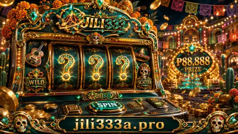 JILI333 slot theme artwork combining classic fruit, royal jewel, and fiery fantasy reel moods